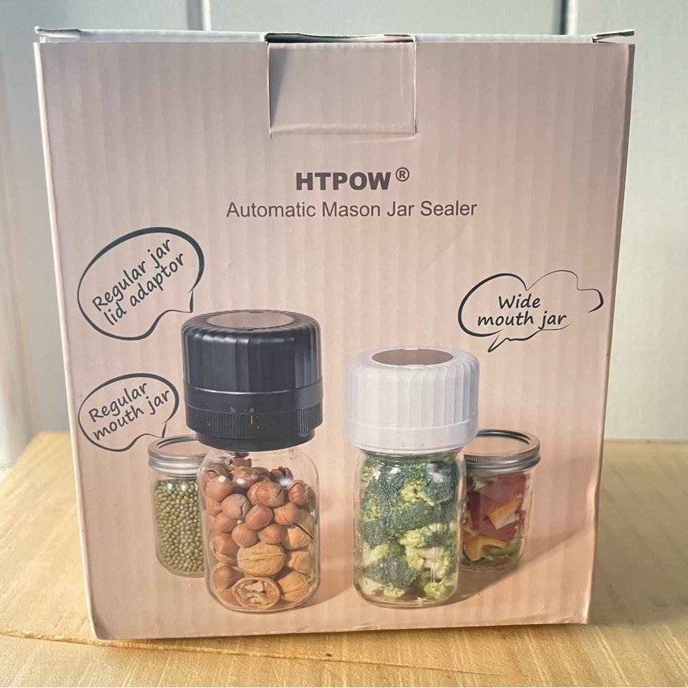 $15 SALE Automatic Mason Jar Sealer NIB Summer Food Preservation Gift Idea - Picture 11 of 11